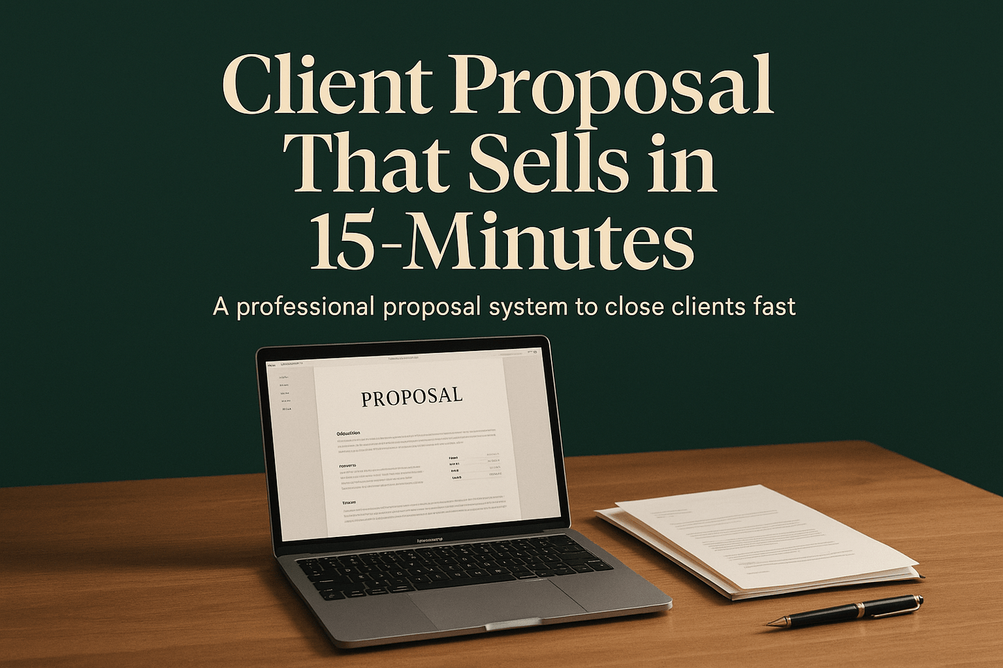 Client Proposal That Sells in 15 - Minutes - This Store Rocks